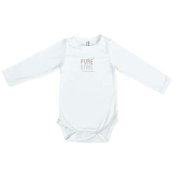 Bamboom Body Pure manica lunga neonati, Unisex