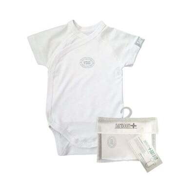 Bamboom Body Pure manica corta neonati, Unisex