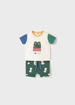 Mayoral completo corto Ecofriends Multicolor neonato