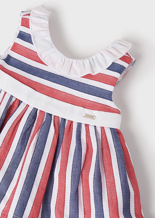 Mayoral vestito Righe Red neonata