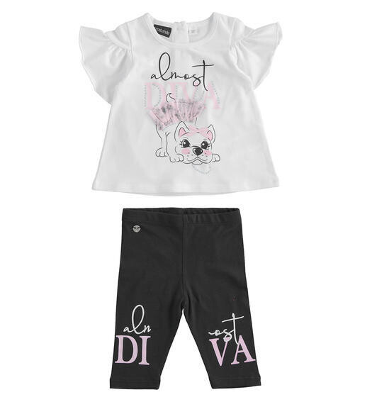 Sarabanda completo leggings Diva bambina