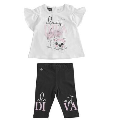 Sarabanda completo leggings Diva bambina