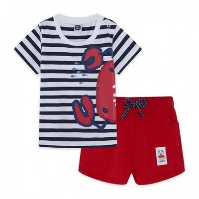 Tuc Tuc completo maglia e bermuda Submarine bambino