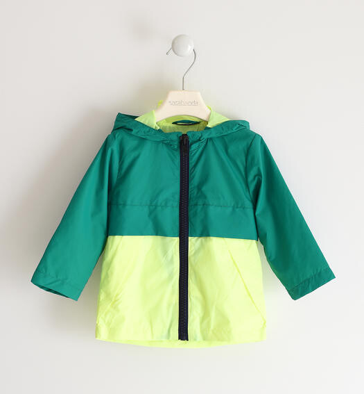 Sarabanda giacca a vento Verde Fluo bambino