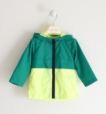 Sarabanda giacca a vento Verde Fluo bambino