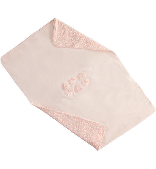 Minibanda coperta culla carrozzina Cuore Rosa neonata