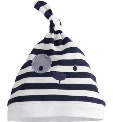 Minibanda cuffia Fantasia Navy neonato