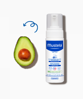 Mustela shampoo Mousse crosta lattea 150 ml