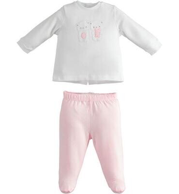 Minibanda completo ghettina Rosa neonata