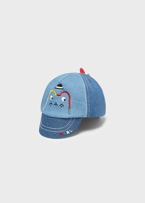 Mayoral cappello Dinosauro Denim neonato