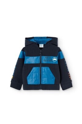 Boboli giacca felpata Blu marino bambino