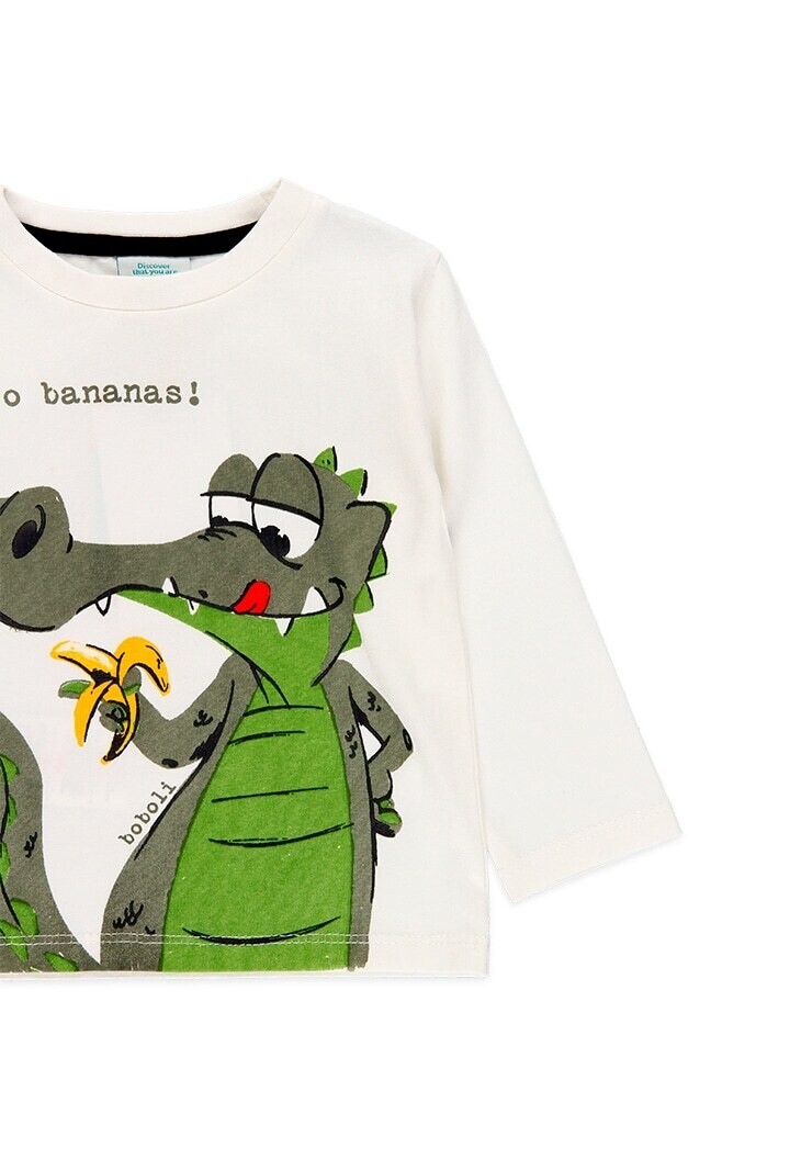 Boboli maglia Coccodrillo panna bambino