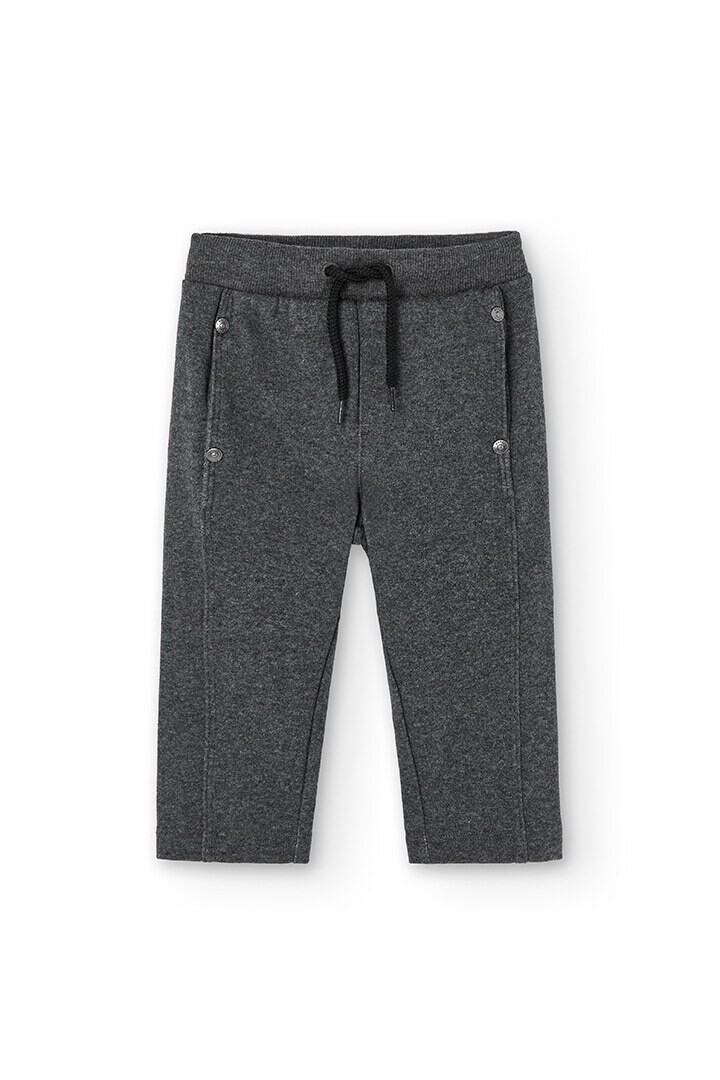 Boboli pantalone flanella grigio bambino