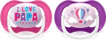 Philips Avent Ultra Air Happy Rosa 6-18 mesi, 2 Succhietti