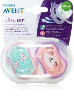 Philips Avent Ultra Air Rosa 18m+ , 2 Succhietti