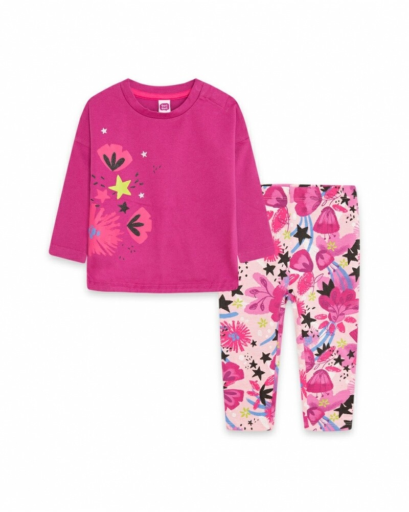 Tuc Tuc completo leggings Magic Rosa bambina
