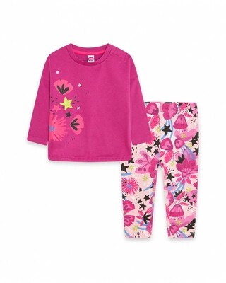 Tuc Tuc completo leggings Magic Rosa bambina