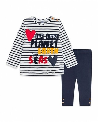 Tuc Tuc completo Artic Love Blu bambina