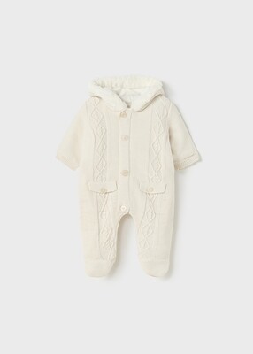 Mayoral tutone termico Tricot Panna neonato