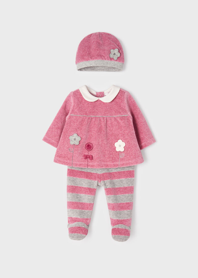 Mayoral completo ghettina e cappello Berry neonata