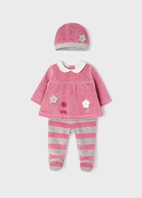 Mayoral completo ghettina e cappello Berry neonata