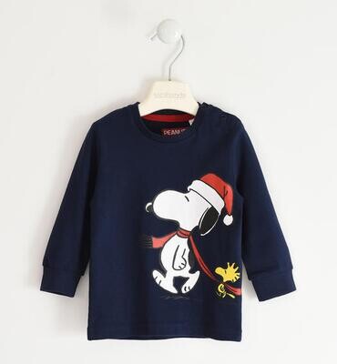 Sarabanda maglia Peanuts Snoopy blu bambino
