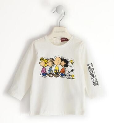 Sarabanda maglia Peanuts panna bambina
