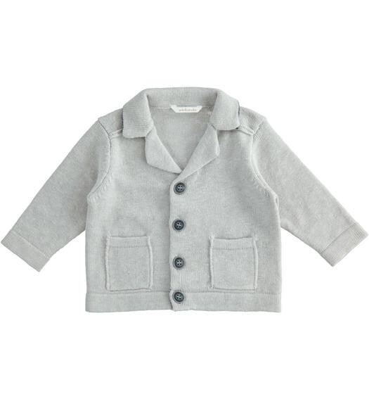 Minibanda giacca Tricot Grigio neonato