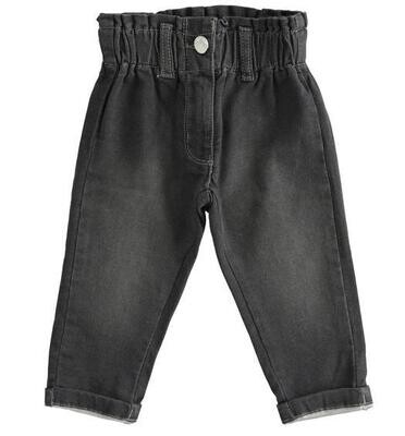 Sarabanda Jeans morbido Nero bambina