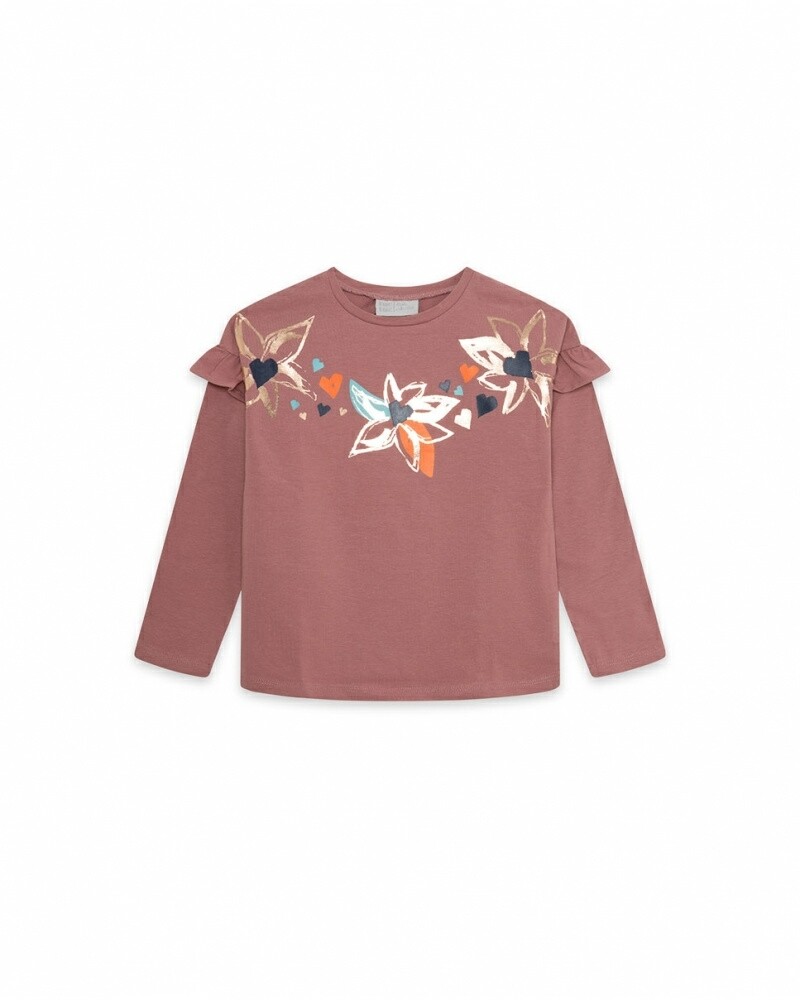 Tuc Tuc maglia Fiori Night Garden Malva bambina