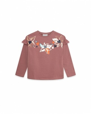 Tuc Tuc maglia Fiori Night Garden Malva bambina