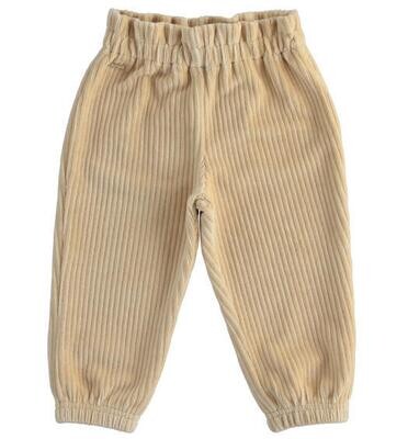 Sarabanda pantalone velluto Beige bambina