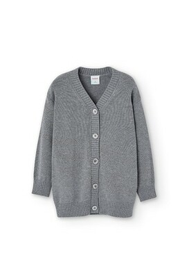 Boboli vestito cardigan Tricot Grigio bambina