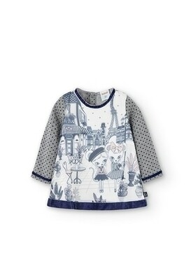 Boboli vestito Paris Grigio bambina