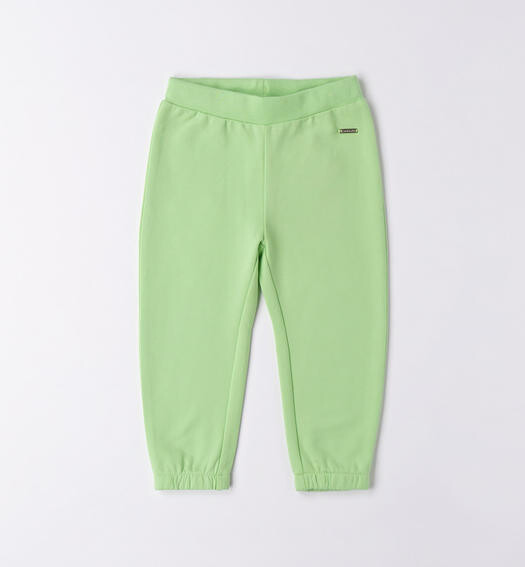 Sarabanda pantalone felpa Verde bambina