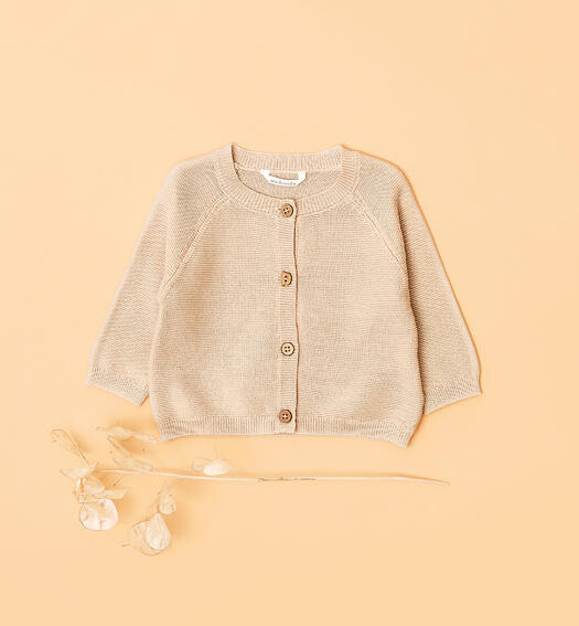 Minibanda Cardigan Beige neonati