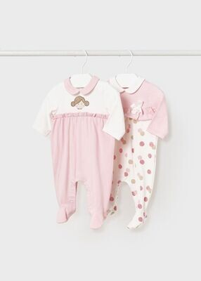 Mayoral Set pigiami Rosa neonata
