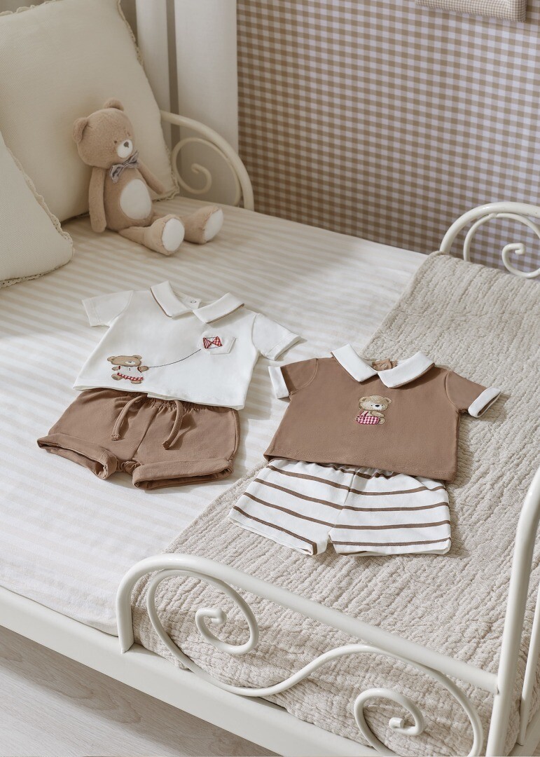 Mayoral completi 4 Pz Cacao neonato