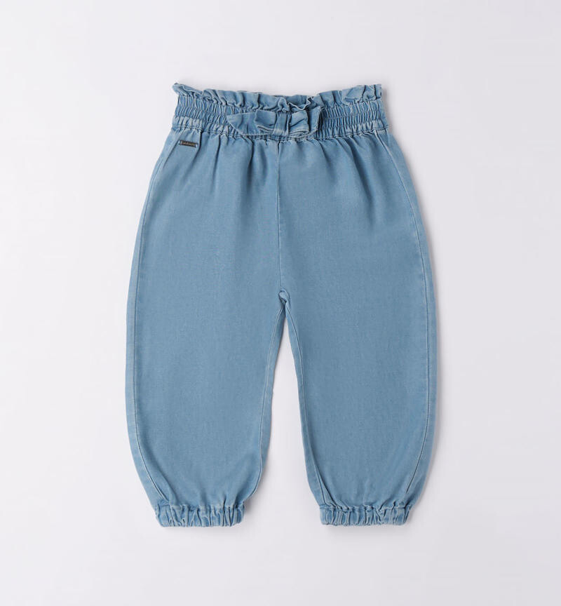 Sarabanda pantalone Vita Alta denim bambina