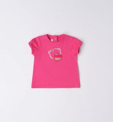 Minibanda maglia Fucsia neonata