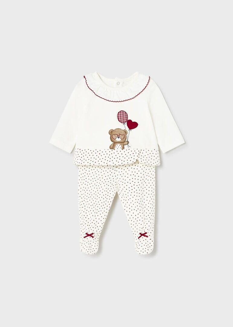 Mayoral Completo ghettina Bear Beige neonata