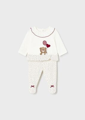 Mayoral Completo ghettina Bear Beige neonata