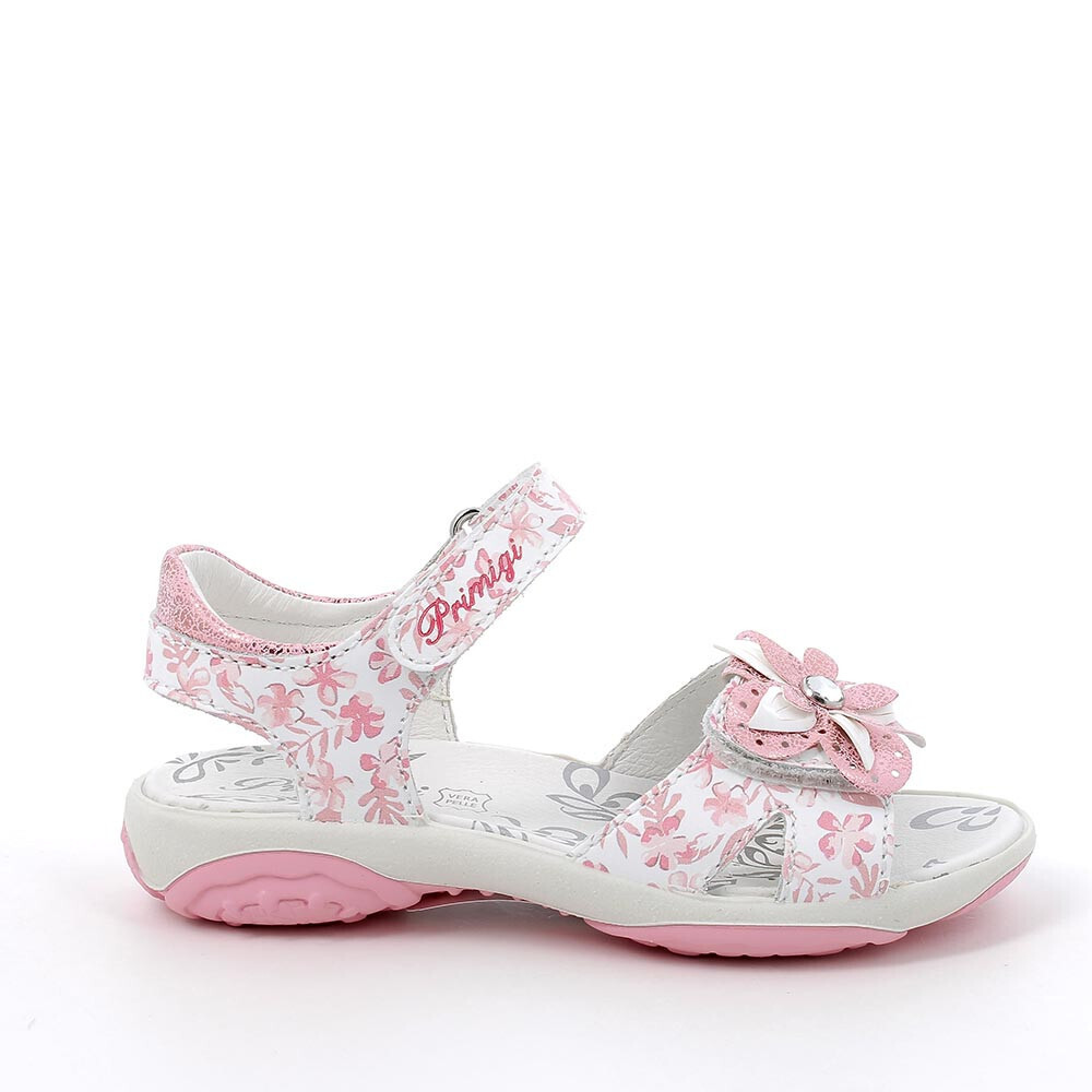 Primigi Sandalo Fiori Bianco Rosa bambina