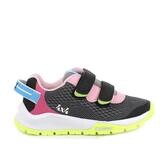 Primigi Sneakers tela Nero Rosa bambina