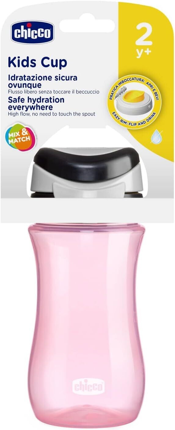 Chicco Kids Cup tazza bambini Rosa 350 ml, 2 anni+