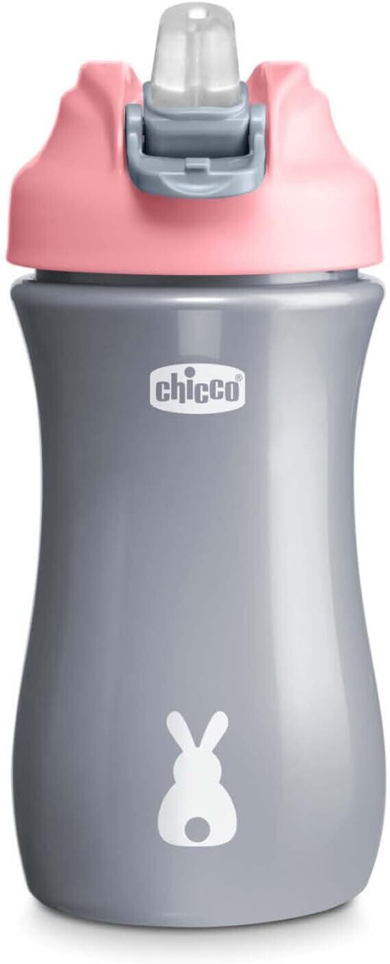 Chicco tazza Pop Up bambini Rosa 350 ml, 2 anni+