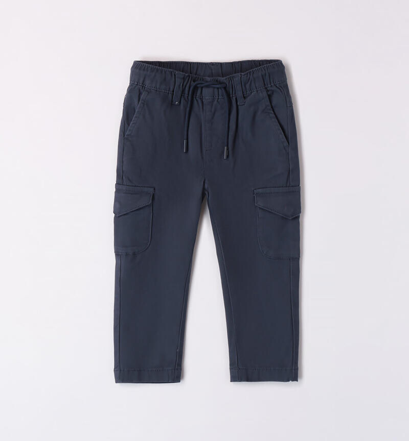 Sarabanda pantalone tasche Blu Navy bambino