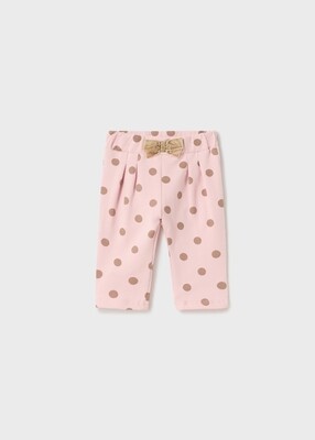 Mayoral pantalone Pois Rosa Baby neonata