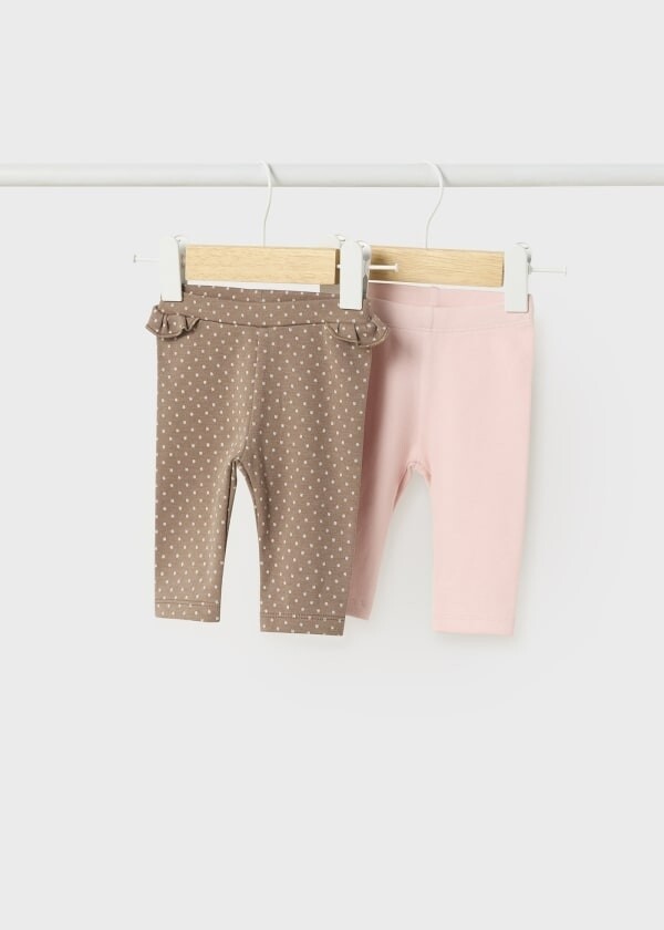 Mayoral Set leggings Rosa baby neonata