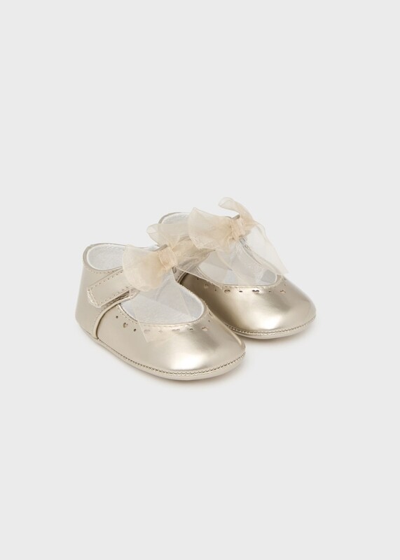 Mayoral ballerine fiocco Oro neonata